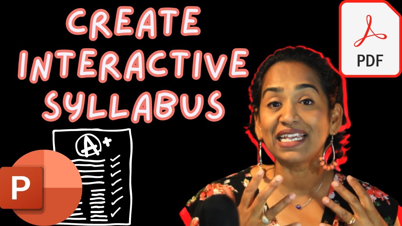 How to create Interactive Syllabus using PowerPoint