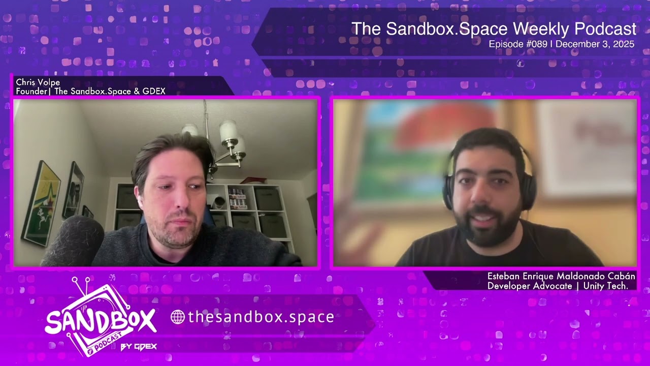 Esteban Enrique Maldonado Cabán | The Sandbox.Space Weekly #089 (December 3, 2025)