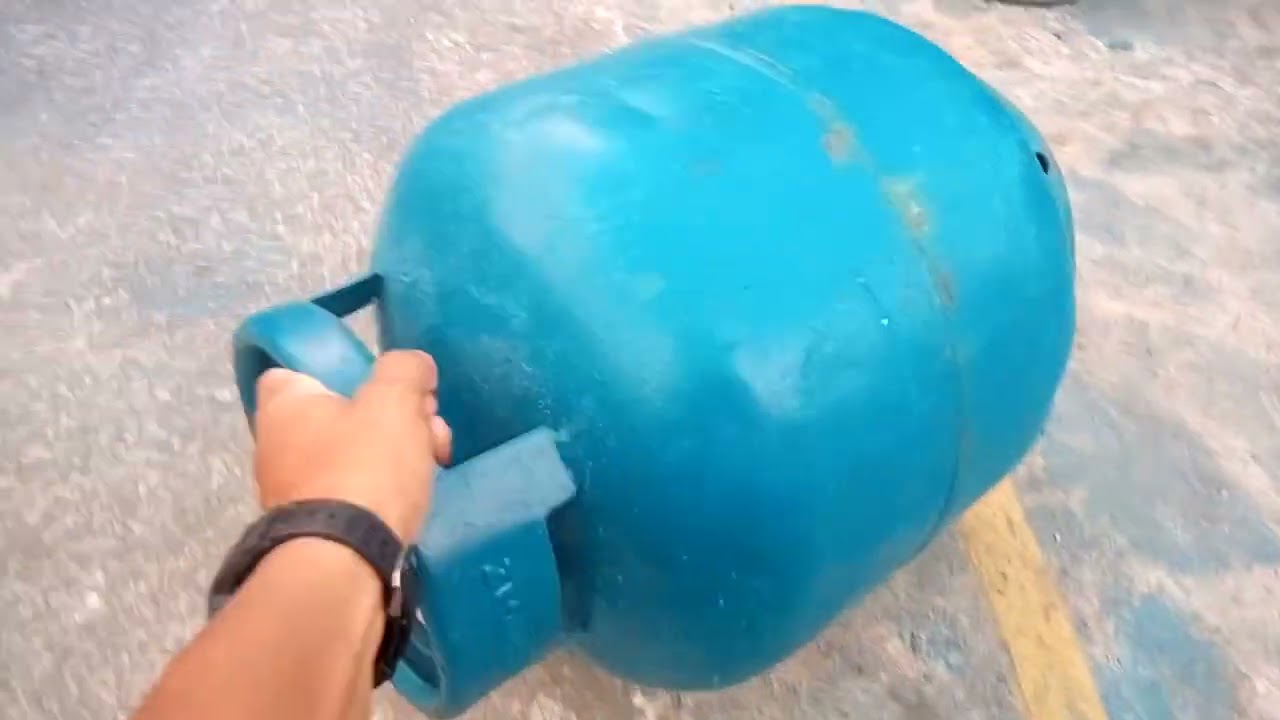 Botijão de Gás, porque não pode deitar