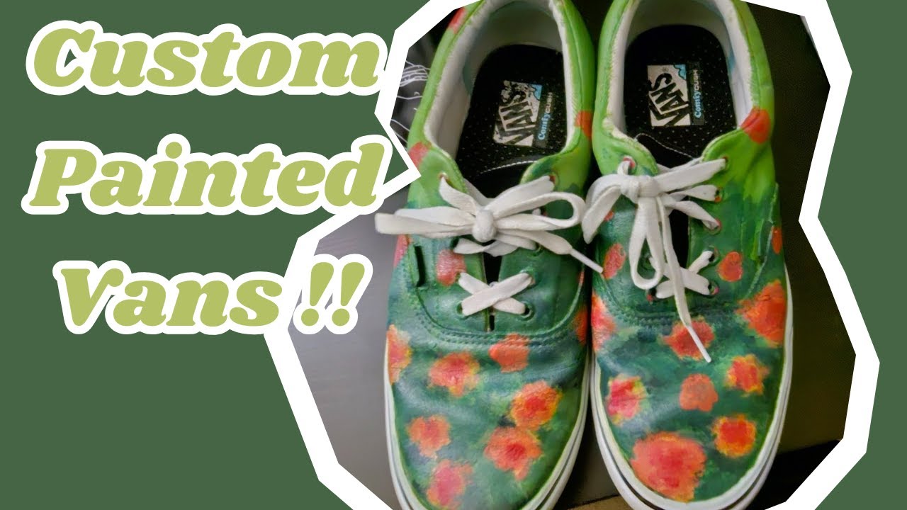 Painting on Vans Sneakers!✨ #artandcraft