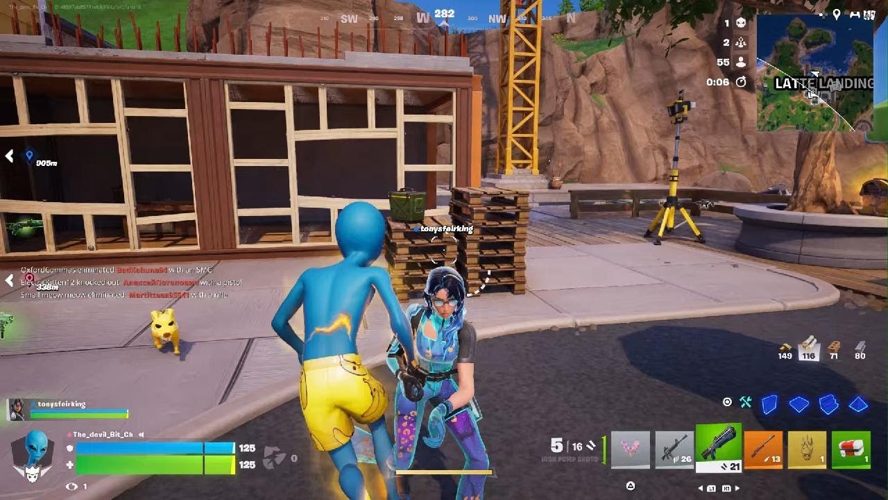 Me and friend we playing battle royale