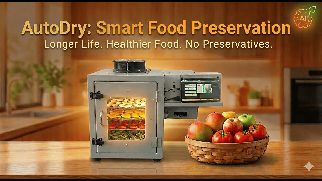 This Machine Dries Food by Itself | AutoDry Project Demo