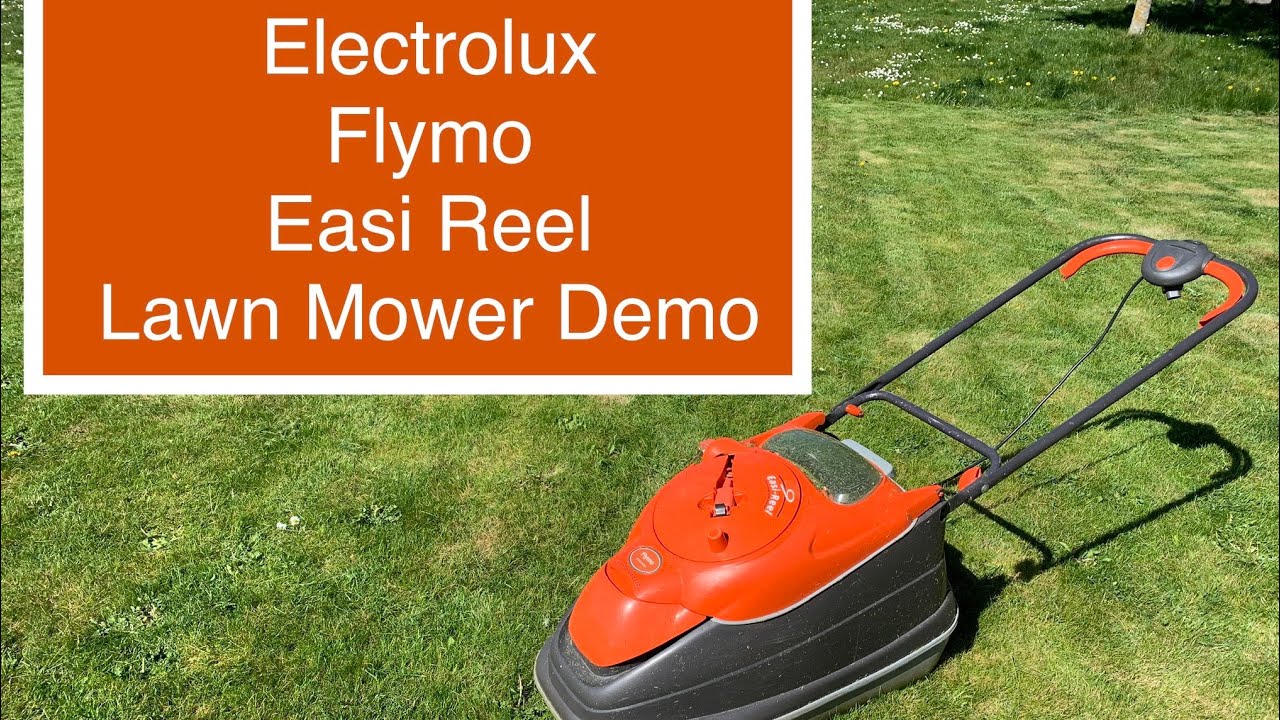 Electrolux Flymo Easi Reel Lawn Mower Demonstration