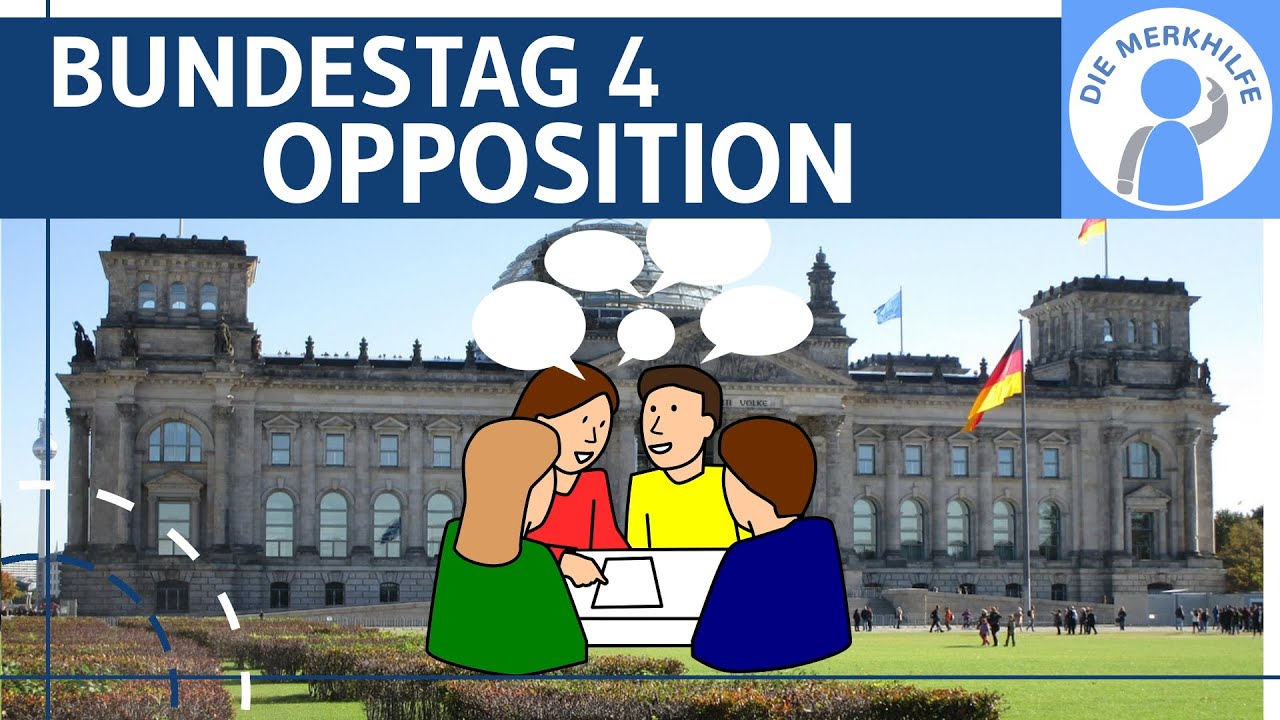 Bundestag 4 - Opposition, Kontrollmechanismen, Regierungsmehrheit & Vertrauen einfach erkl&auml;rt