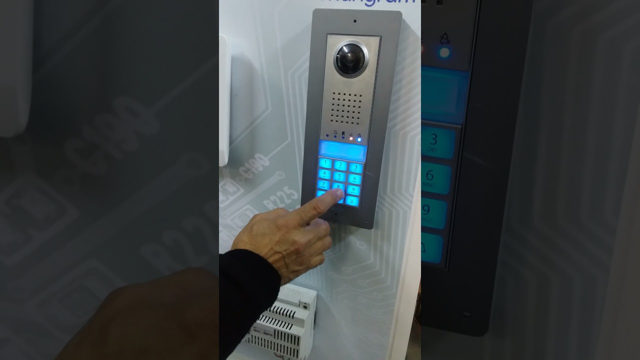 Programmation Vidéo Phone perla thangram avec contrôle d'accès