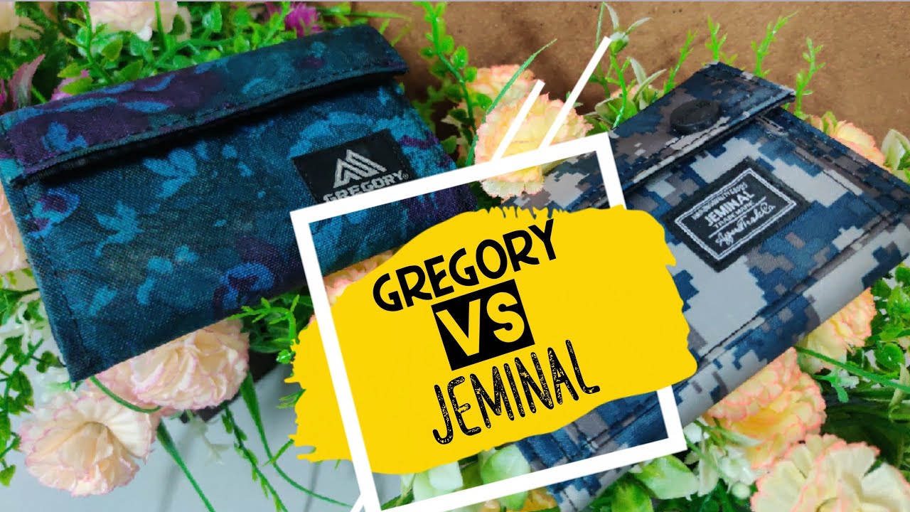 Nak Beli Dompet Baru..?? TENGOK video ni dulu. GREGORY vs JEMINAL #gregory #jeminal #wallet #shopee