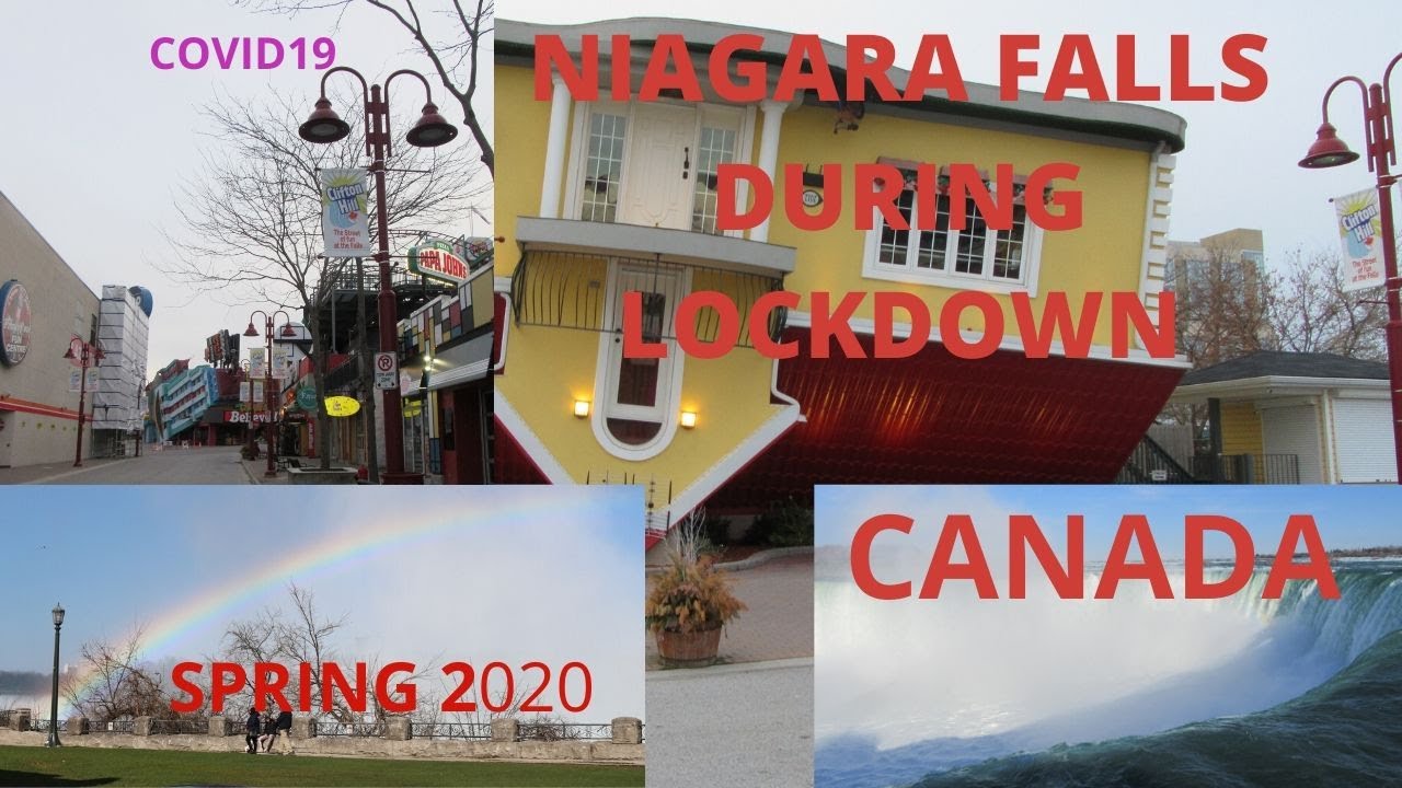 Niagara Falls During Lockdown 2020 (COVID19) Canada Side.