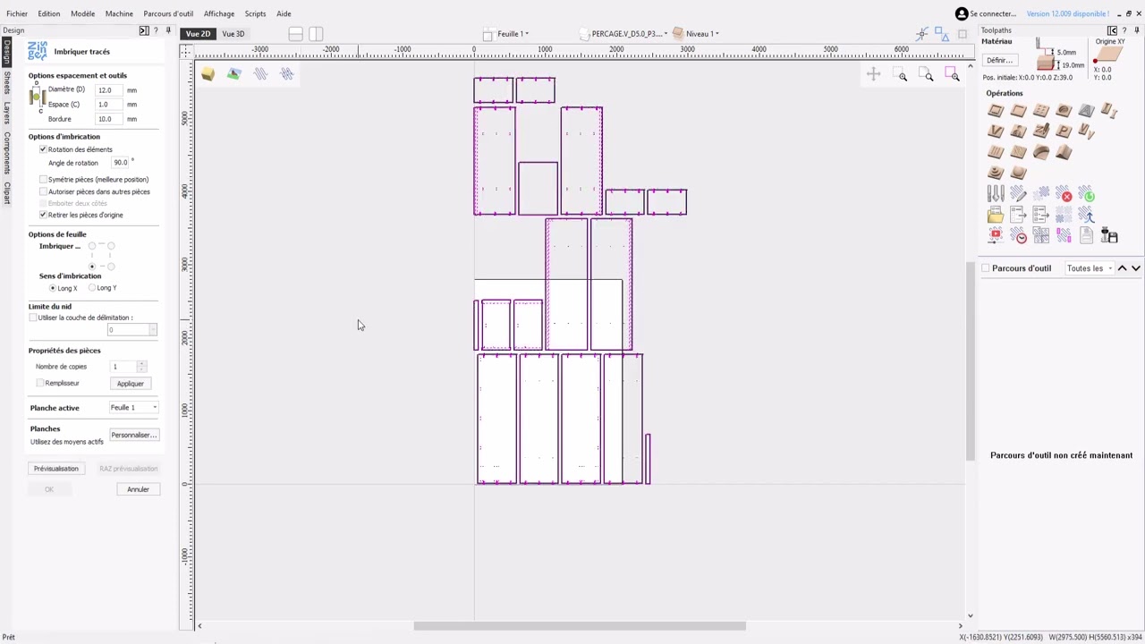 Intégration du logiciel de meubles PolyBoard avec VCarve Pro
