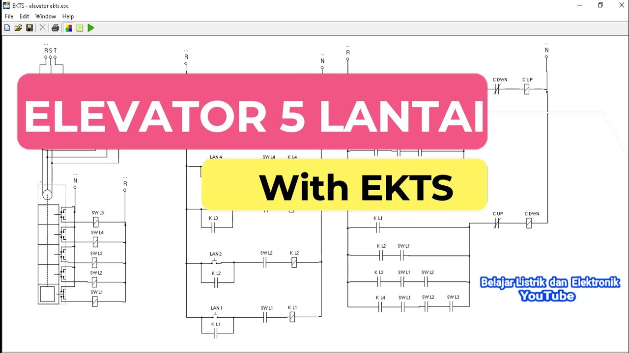 Elevator 5 lantai with EKTS