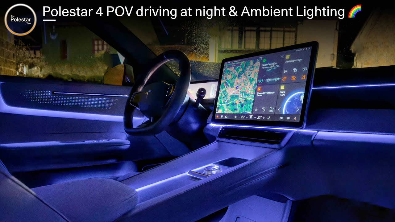 Polestar 4 '25 Long Range Single Motor || POV night driving
