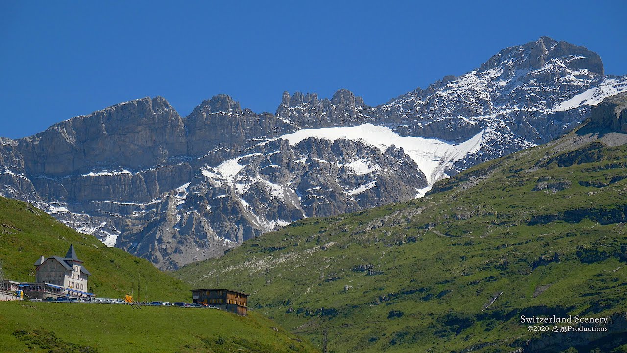 4K Unterschächen Brunnital Uri SWITZERLAND アルプス山脈