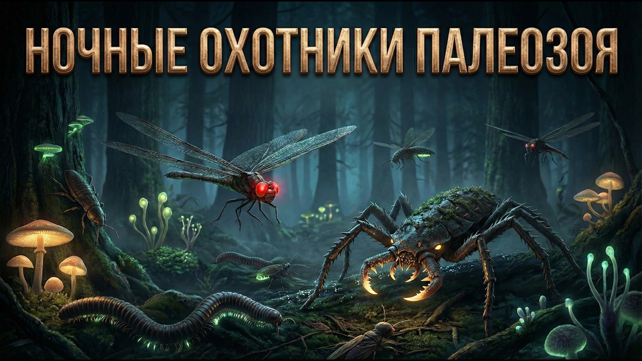 Ночные охотники палеозоя: кто правил, когда света почти не было