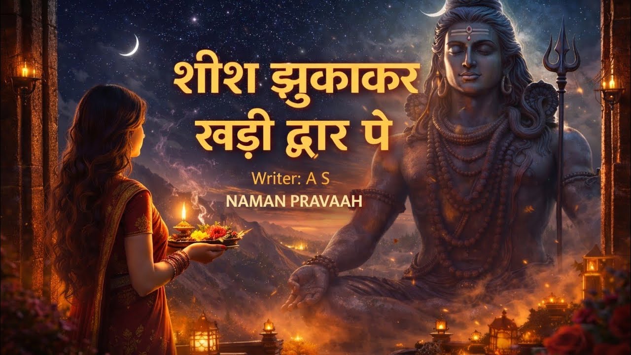 शीश झुकाकर खड़ी द्वार पे | भोले बाबा भक्ति गीत | Shivratri Special | A S | नमन प्रवाह