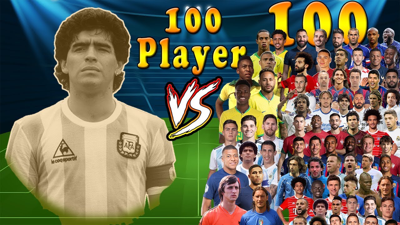 Maradona VS 100 Legend Football