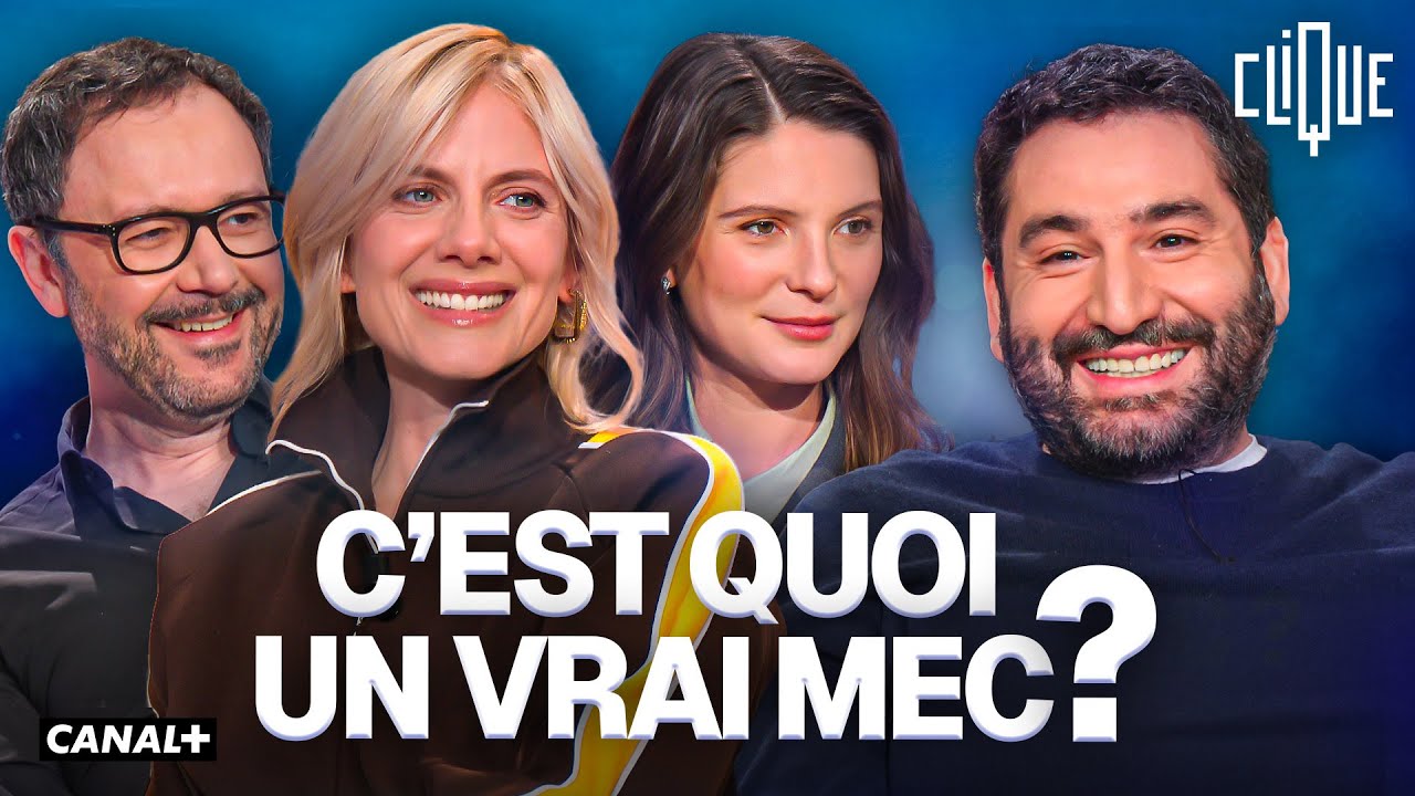 Riad Sattouf, M&eacute;lanie Laurent et Jos&eacute;phine Japy sont dans Clique - CANAL+