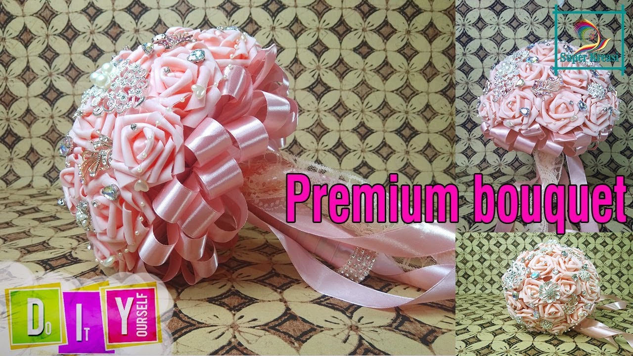 cara membuat buket premium full aksesoris cantik