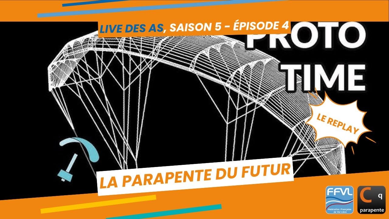 Live des AS #41. Saison 5, Episode 4 - Le parapente du futur