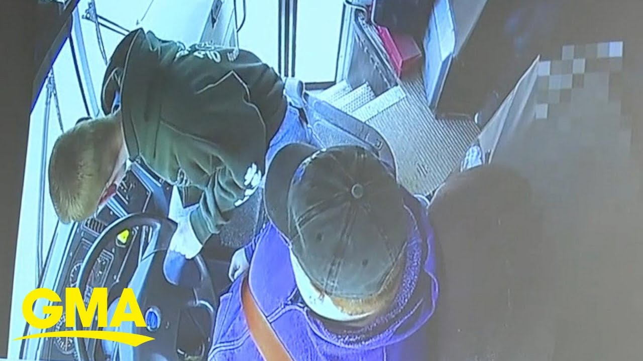 Watch this 7th grader stop a bus after driver goes unconscious l GMA