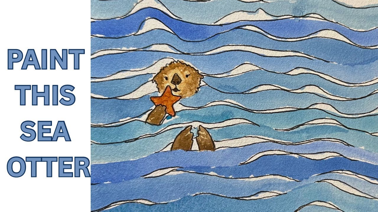 Create an easy Sea Otter in the water! (Beginner Friendly and Relaxing)