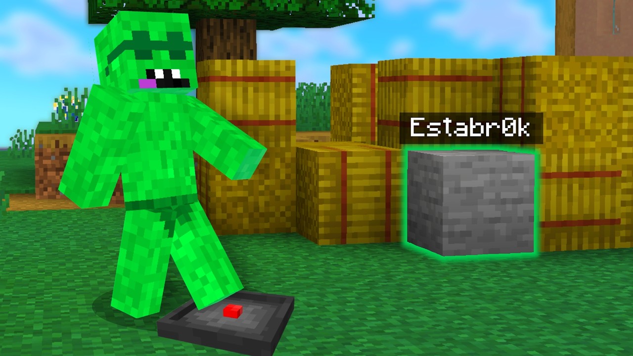 Minecraft Block Hunt With Landmine Traps Is INSANE...
