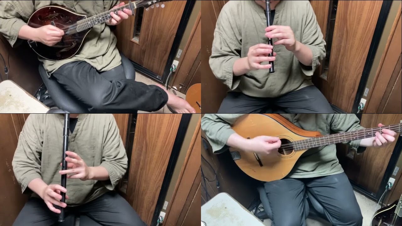 ライブアライブ　功夫編BGMアイリッシュ楽器演奏メドレー　Live A Live - Kung Fu BGM Irish arrangement