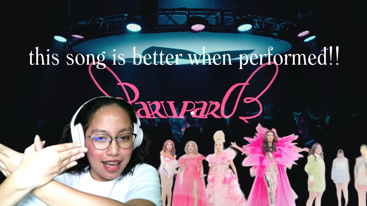 a pinay BLOOM appreciates BINI - Paru-paro live perf & Official video