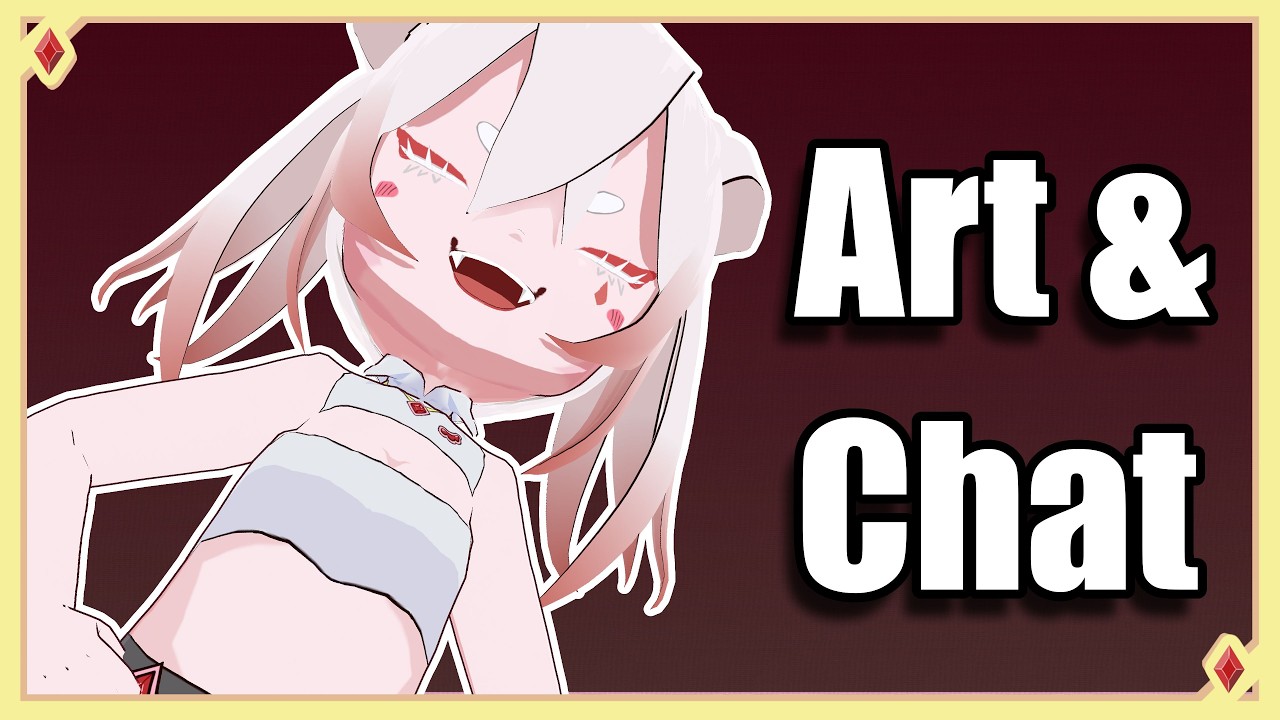 Taking the cheat way to speedrun art |【Art & Chat】