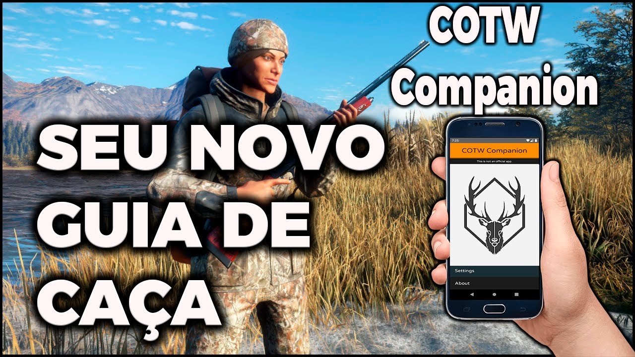 SEU NOVO GUIA DE CA&Ccedil;A (COTW  Companion) The Hunter Call Of The Wild