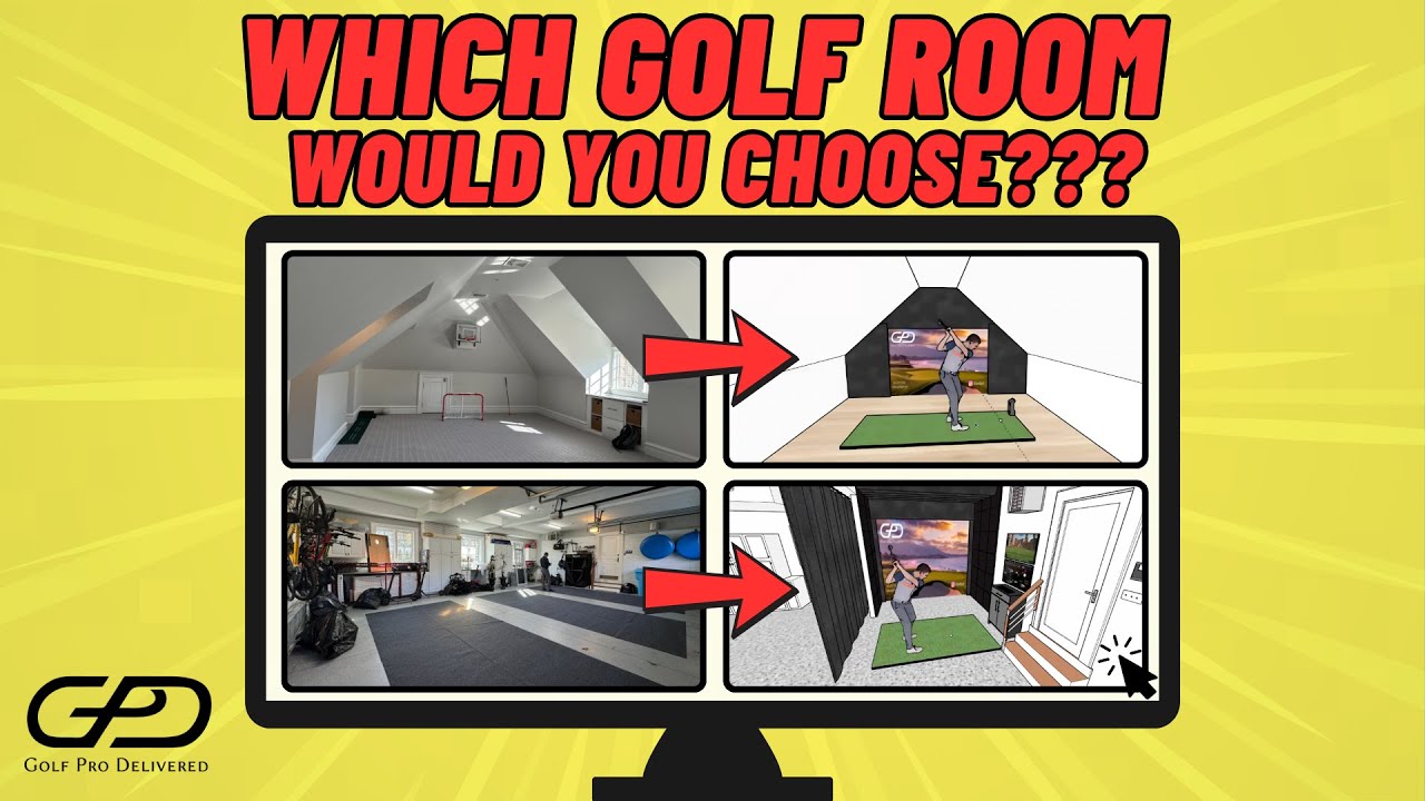 How to choose the right room for a golf simulator- Behind the scenes with GPD!