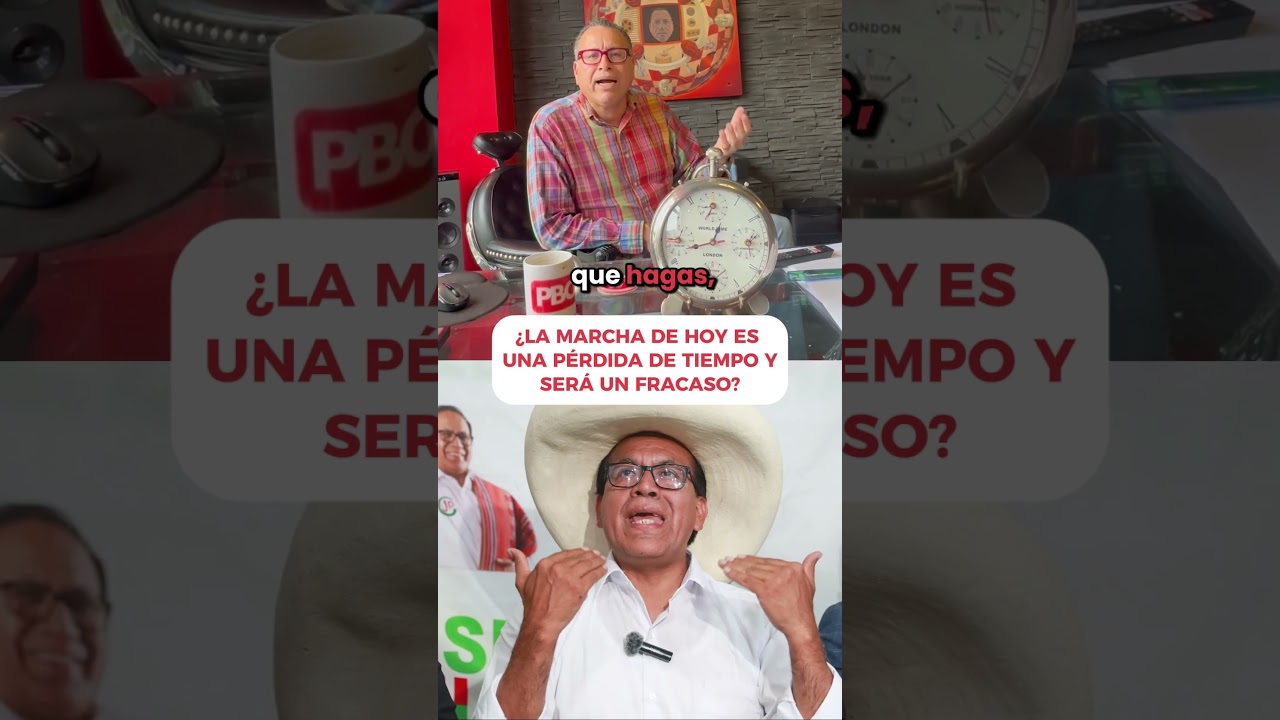 &iquest;La marcha de hoy ser&aacute; un fracaso? @phillipbuttersperu