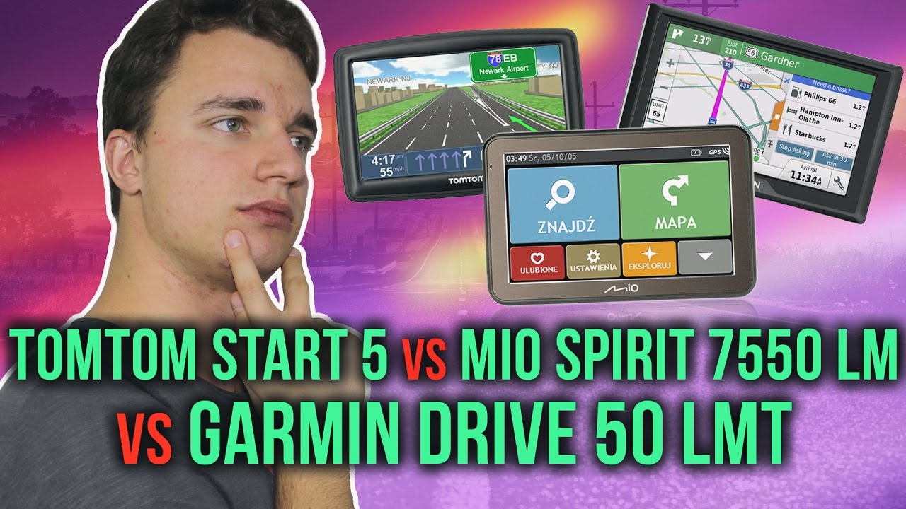 Por&oacute;wnanie Nawigacji GPS - TomTom vs  MIO vs Garmin