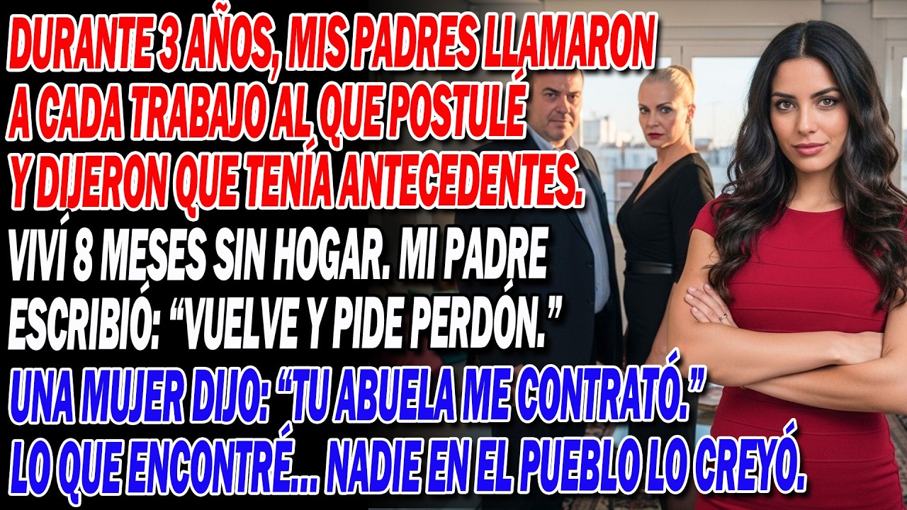 😈📲 Mis padres llamaron a cada empleo y dijeron que tenía antecedentes penales…💔