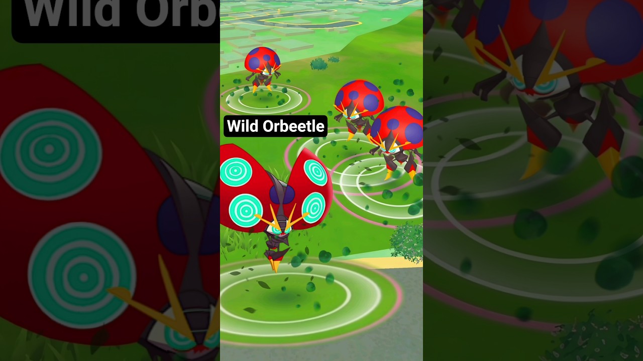 😲Found *WILD ORBEETLE* in pokemon go.