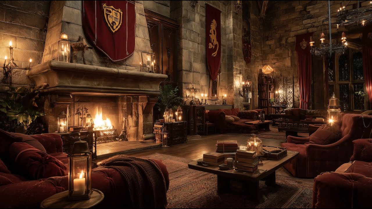 Gryffindor Ambience -  Fireside Calm