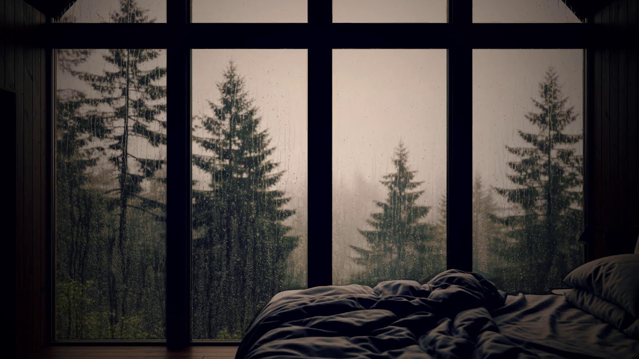 Misty Mountain Cabin Rain – Peaceful Thunderstorm Ambience for Deep Sleep, Study & Relaxation