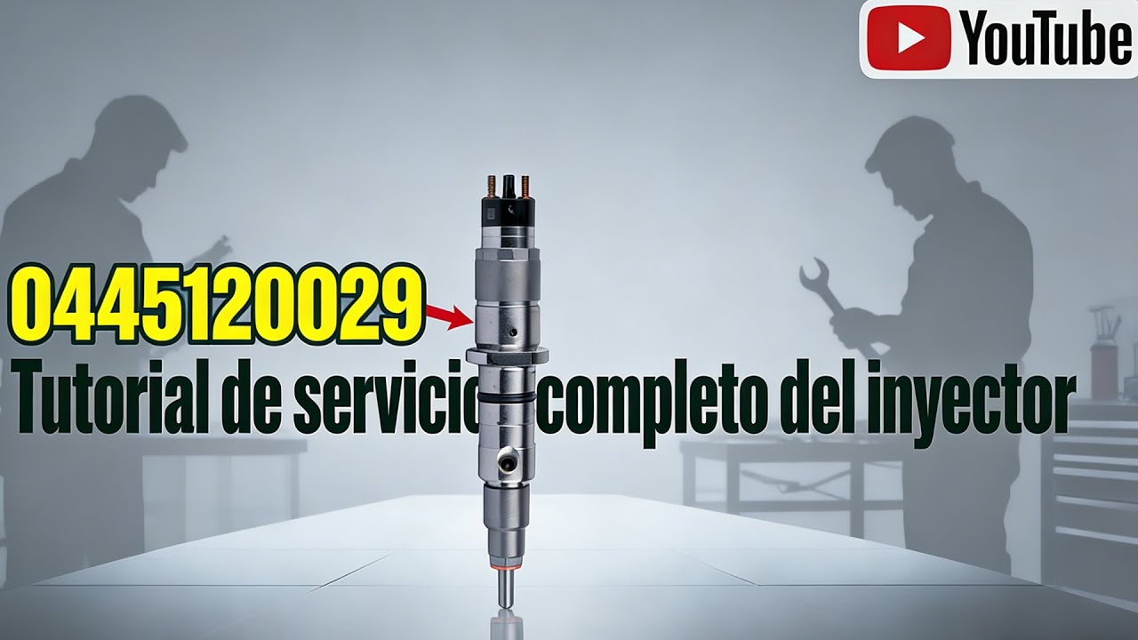 【Episodio completo en español】Mantenimiento paso a paso del inyector de combustible #0445120029