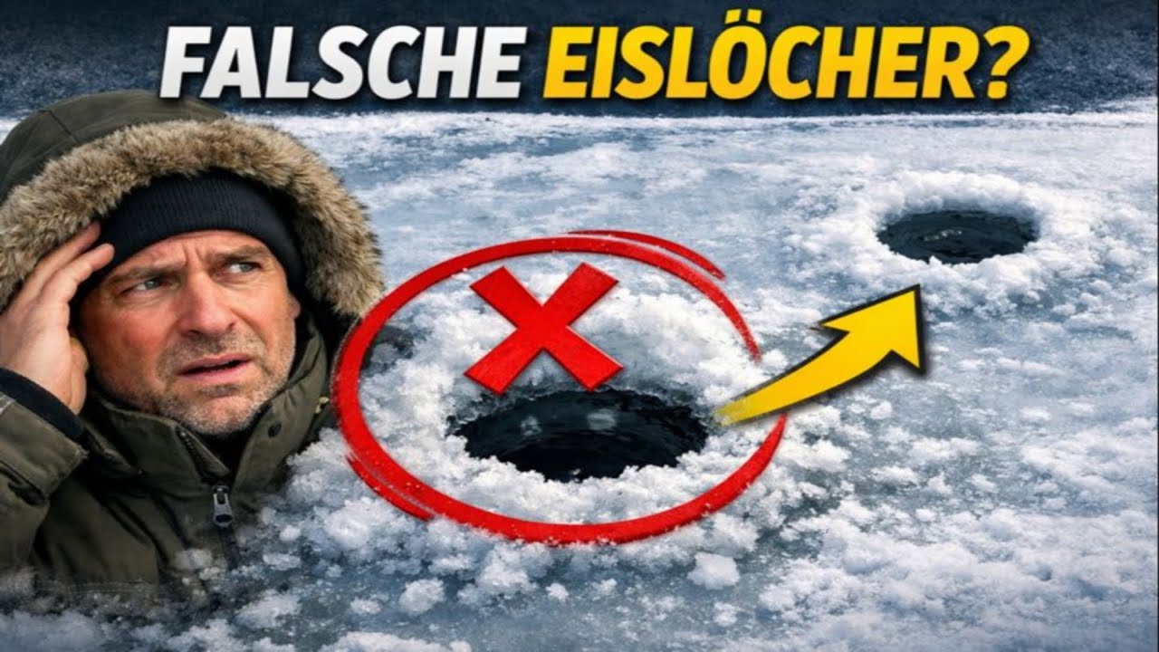 90% machen diesen Fehler beim Eisloch – und wundern sich, warum nichts beißt