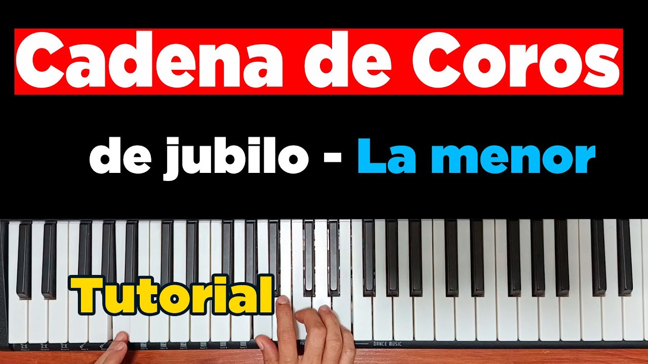 Cómo Tocar una Cadena de Coros de Júbilo en Piano – Rápido y Sencillo