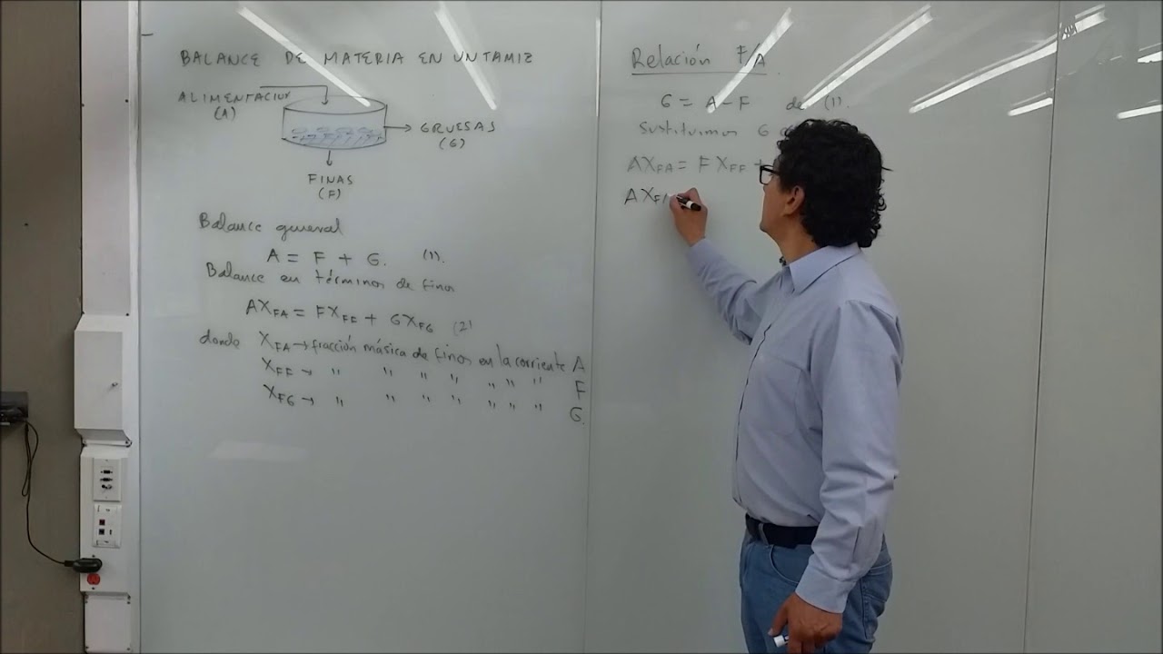 BALANCE EN UN TAMIZ