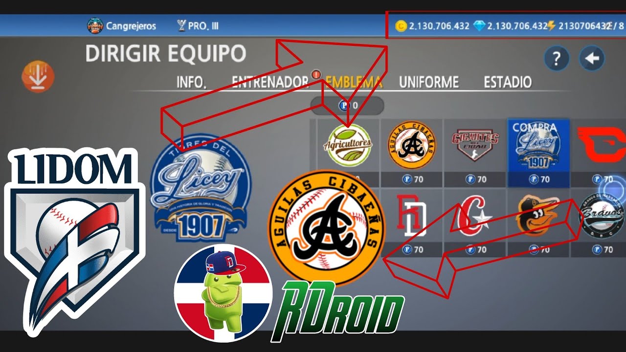 Baseball 9 Mod LIDOM|DIAMANTES INFINITOS, ENERGÍA Y MÁS!!|MUY PRONTO|RDROID
