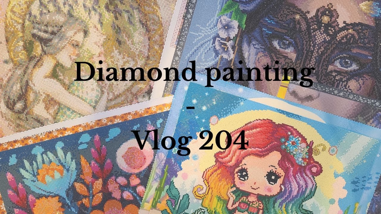 Vlog 204: diamond painting et idées de substitutions