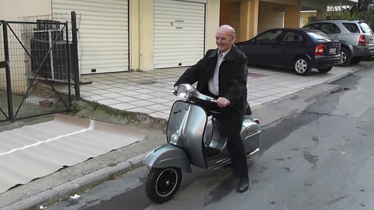 The Vespa surprise to my dad