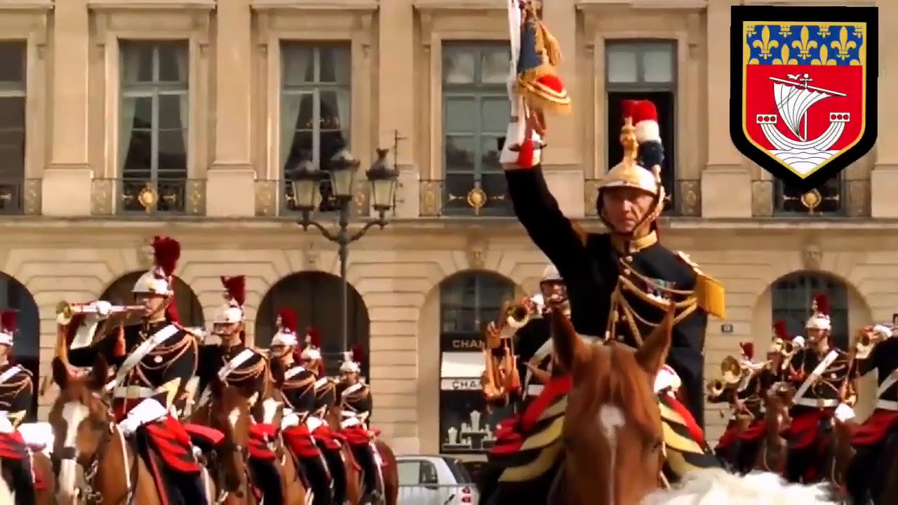 Le Cocardier -French March of the garde  r&eacute;publicaine Cavalry