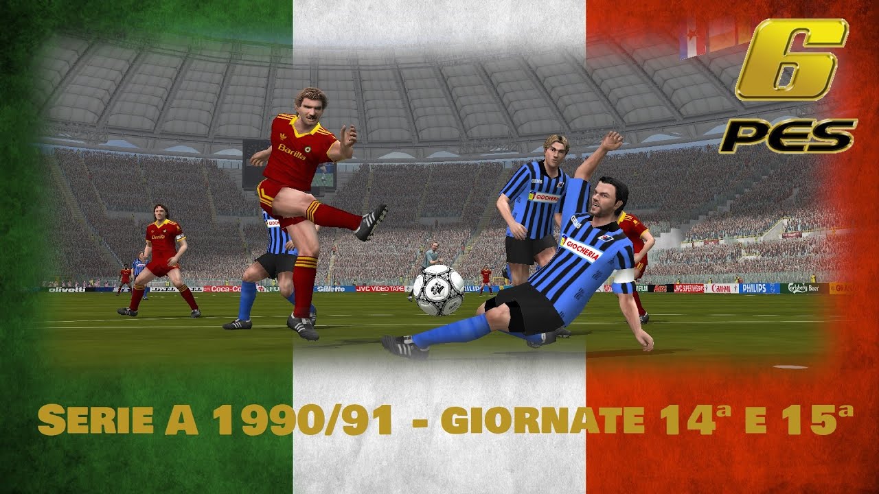 PES 6 - Serie A 1990/91 - giornate 14ª e 15ª