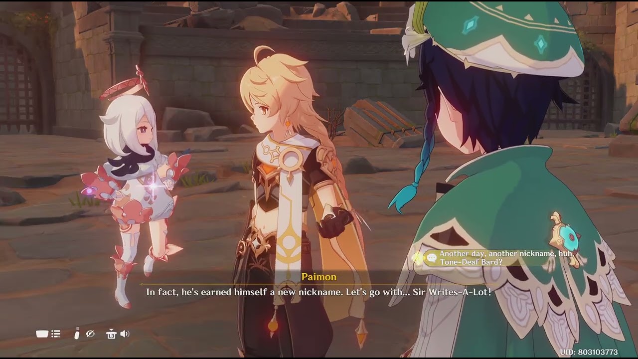 Genshin Impact - First appearance of Lohen (story quest) jp audio