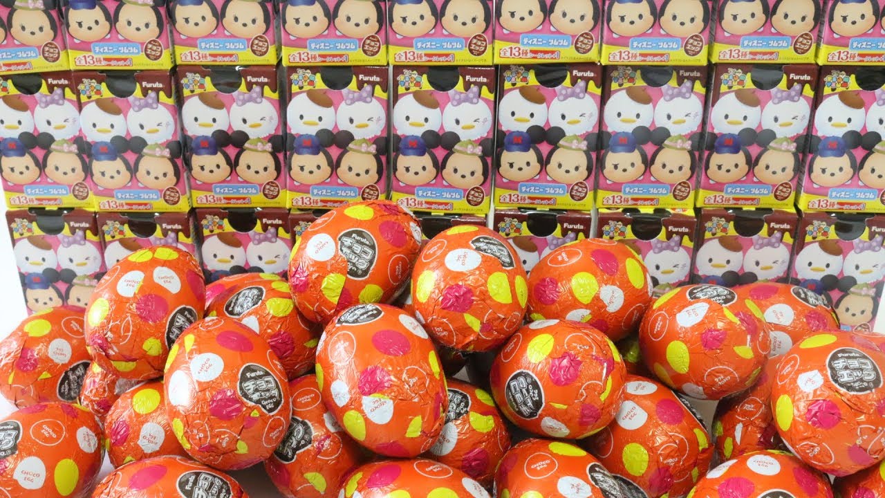 チョコエッグ ディズニーツムツム限定バージョン×30 シークレットゲット！！ Disney Tsum Tsum Surprise Eggs
