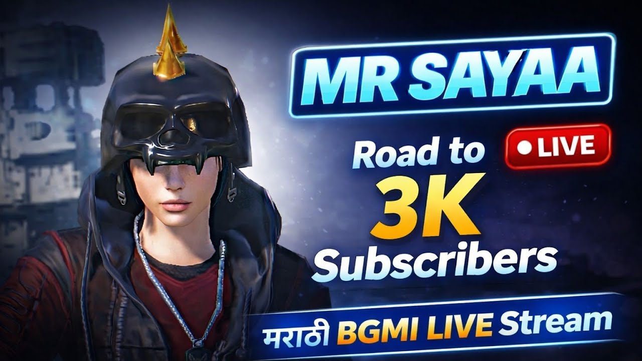 LIVE BGMI  Marathi | MR SAYAA | #bgmi #pubg #pubgmontage #bgmi #bgmilive #mrsayaa