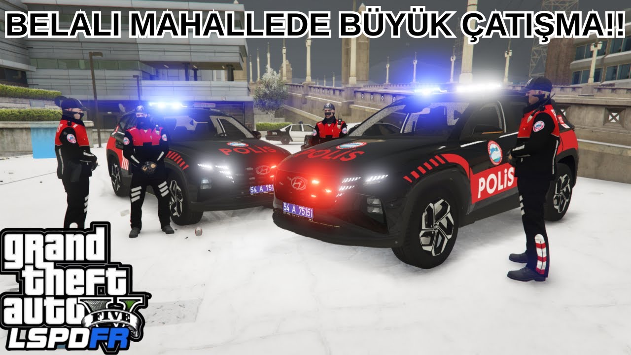 KARLI HAVADA DEVRİYE -Yunus Polis Modu!! GTA 5 LSPDFR 