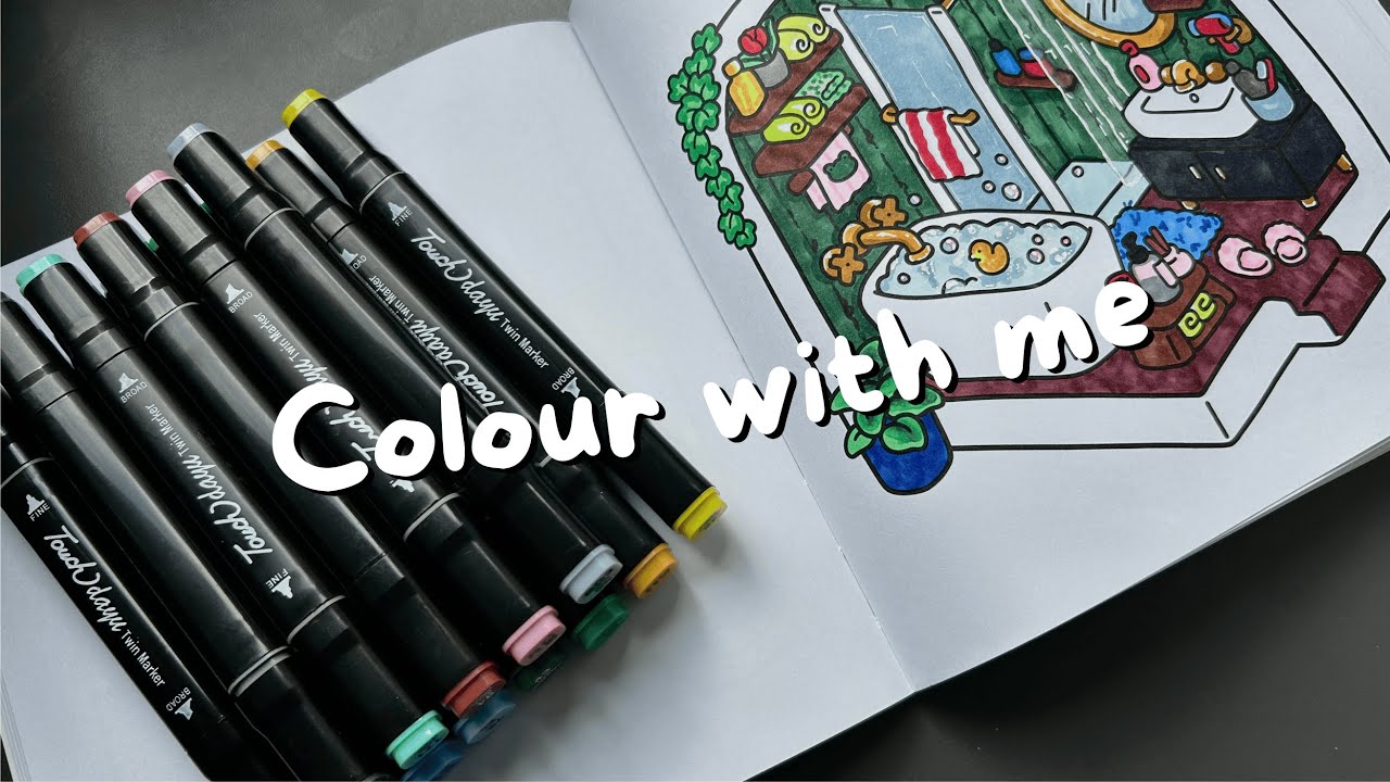 ✨Coloring in the Cozy Corner Book✨