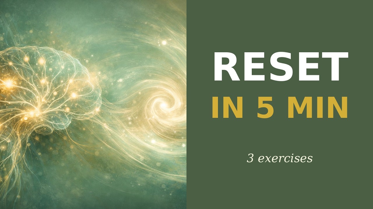 3 Simple  somatic exercises to Reset Your Nervous System In 5 Minutes